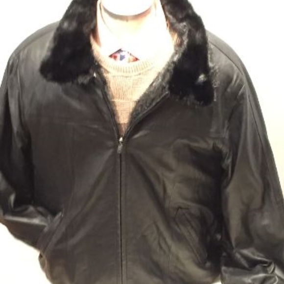 Luxury Vintage Mink & Leather Reversible Unisex Jacket - Picture 4 of 8